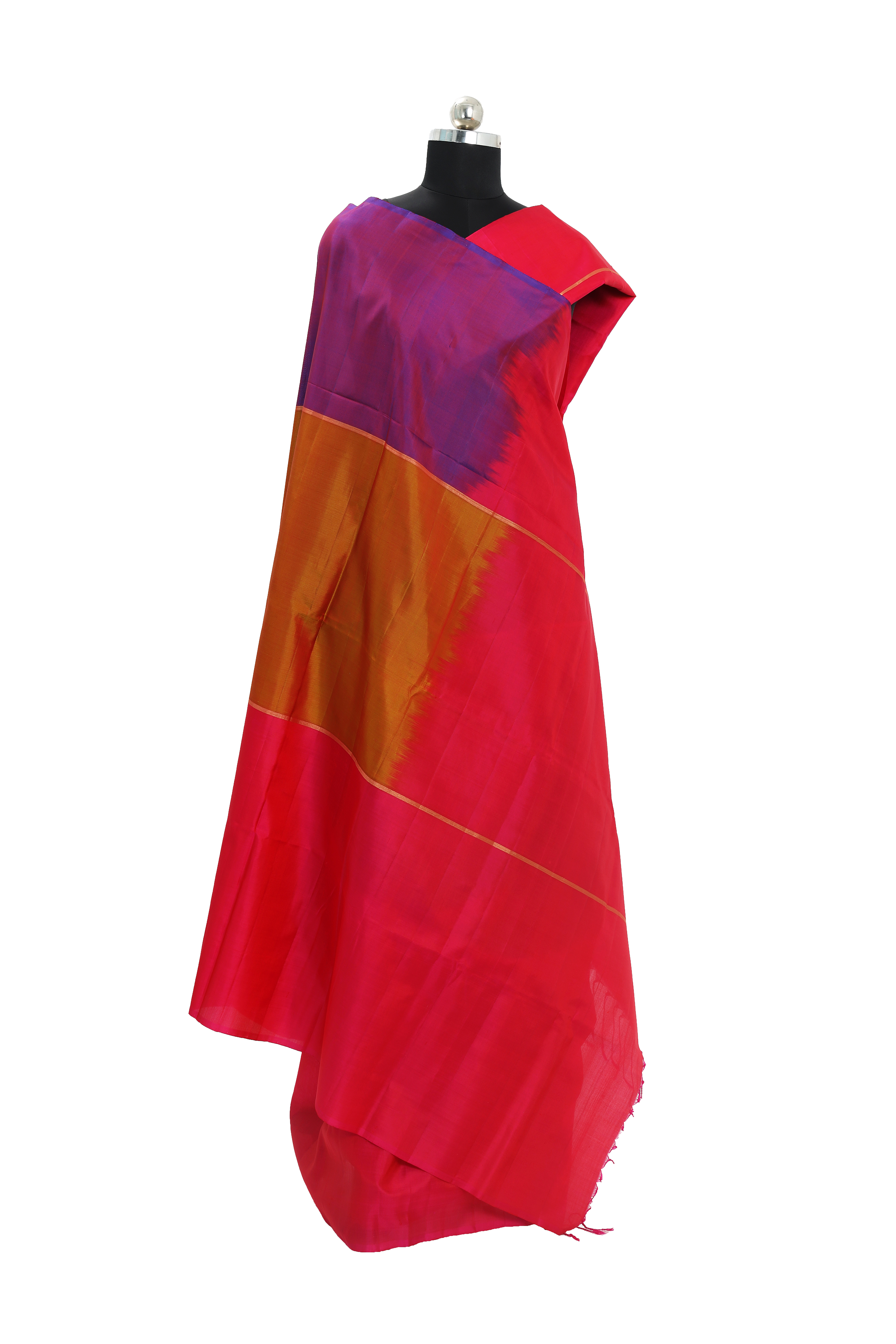 Magenta, Mustard yellow and purple Moobhagam